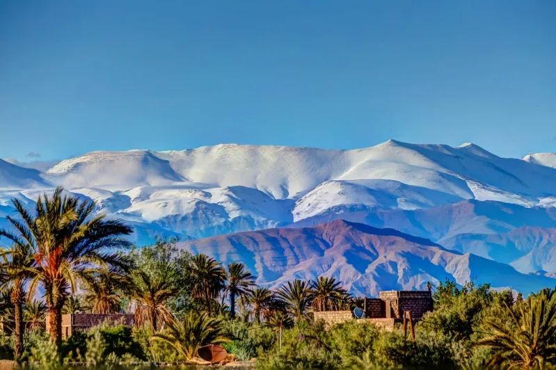 High Atlas and Anti-Atlas — two of Morocco's four ranges, two completely different worlds