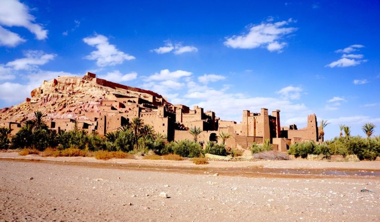 The kasbah road to Marrakech