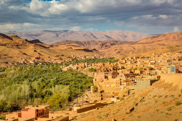 Over the High Atlas into the south