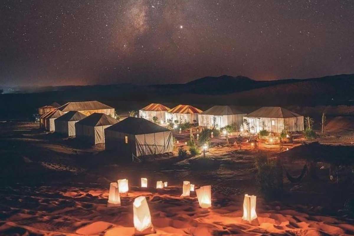 Perseid Meteor Nights over the Sahara